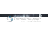 Ремень 1204H8, для стиральной машины, чёрный